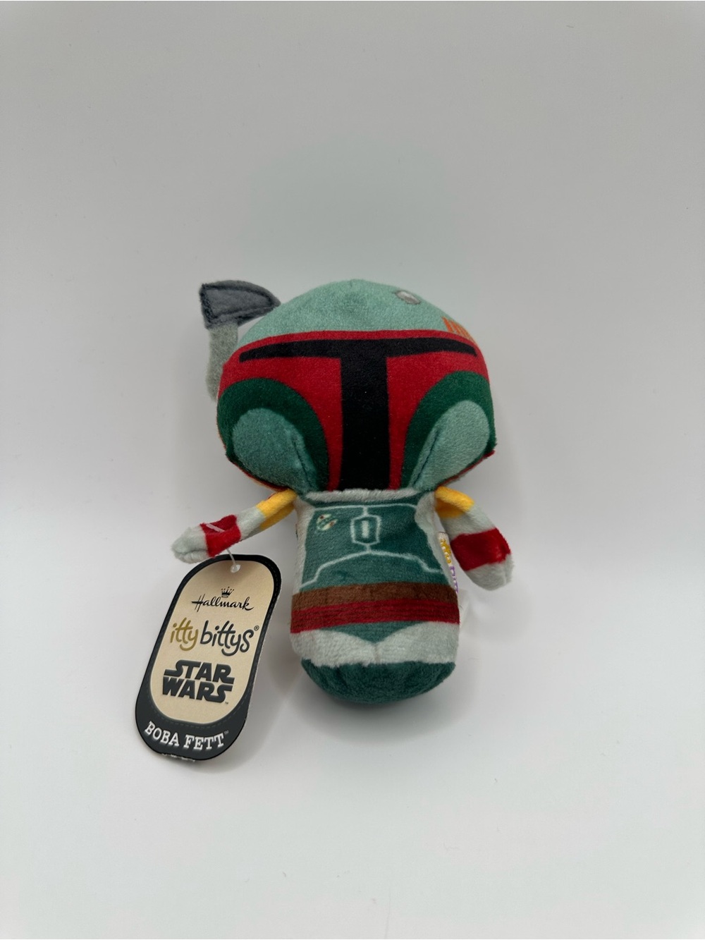 Hallmark Itty Bittys Boba Fett Plush - Green, Red, Yellow